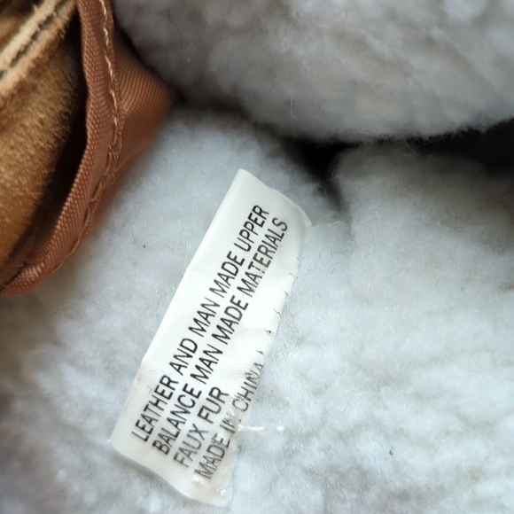 Khombu Vail Women's Blue/Tan Sweater and Suede Duck/Snow Boots Size 6 - Picture 13 of 15